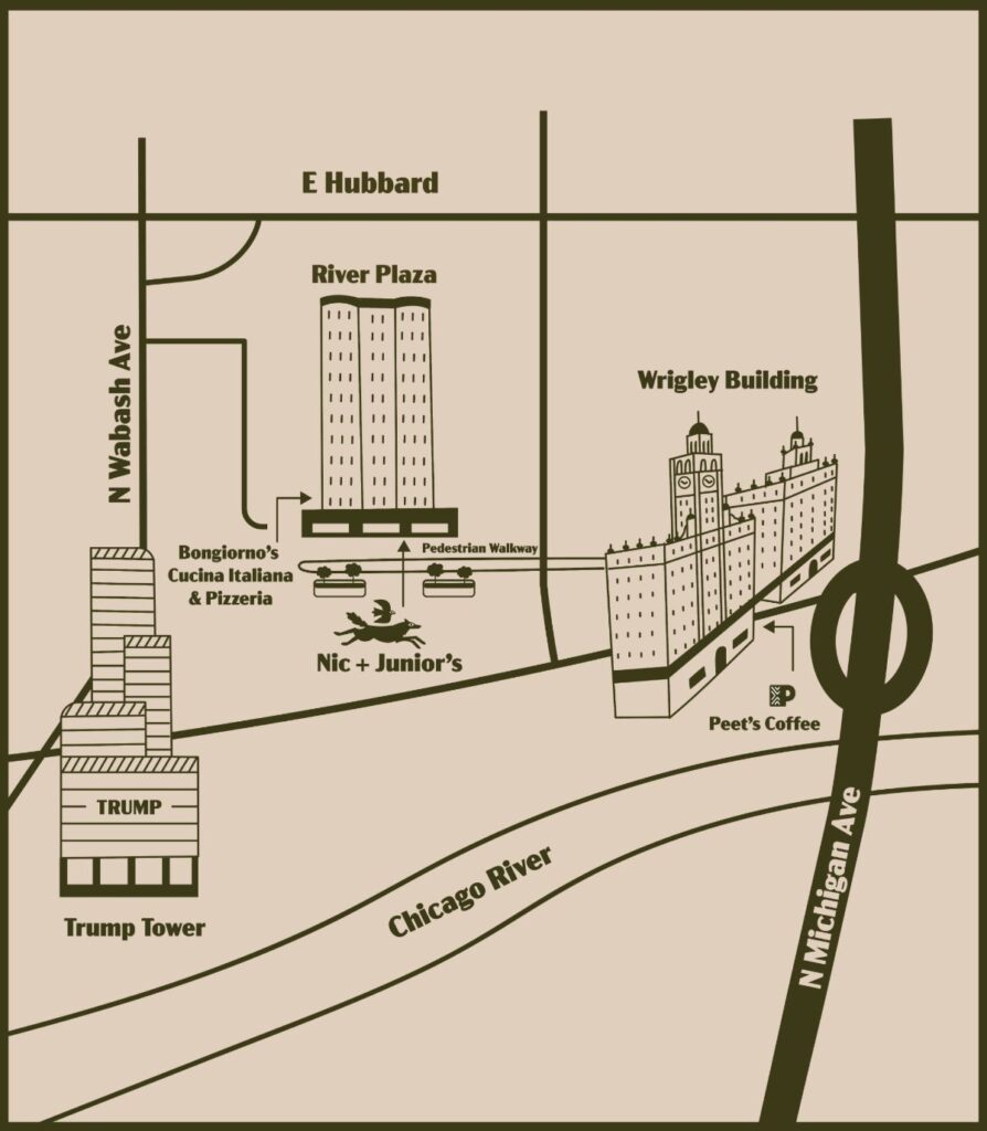 Map to Nic + Junior's
